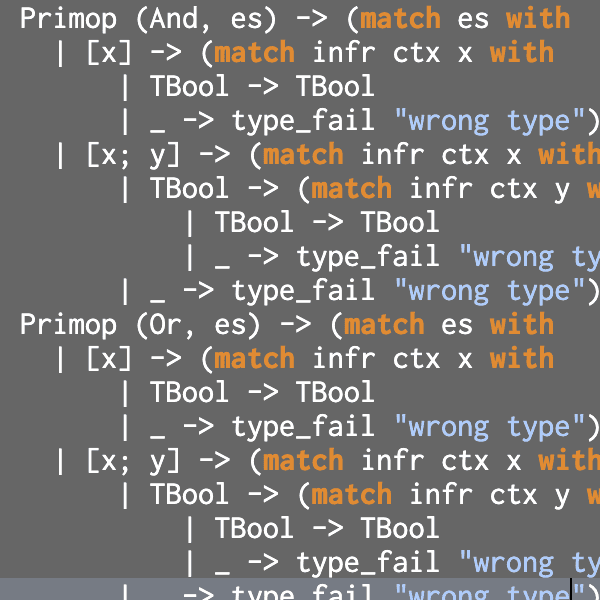 A picture of some code